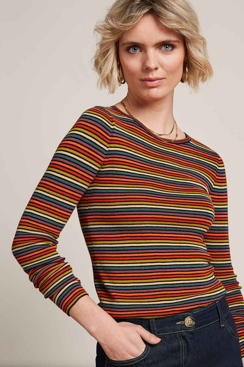 KING LOUIE Agnes Vida Rib Top Black