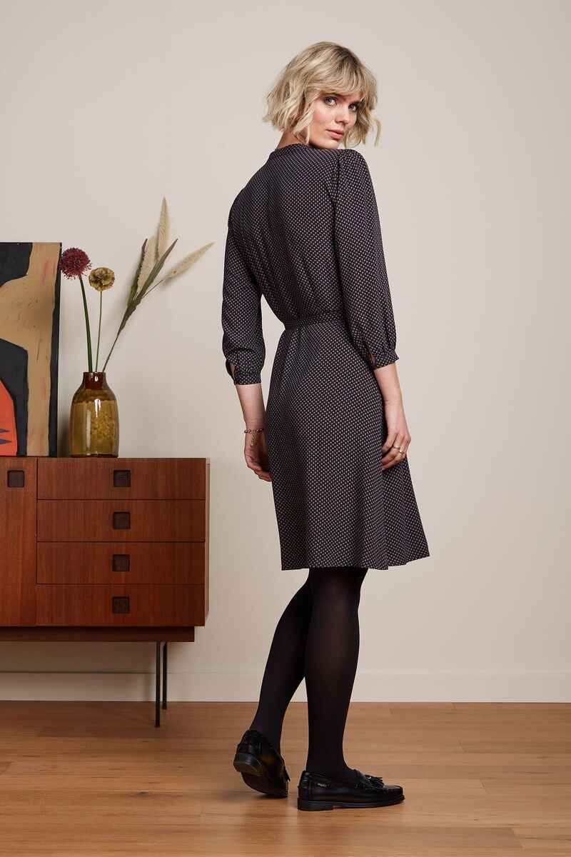 KING LOUIE Caro Piper Dress EBlue