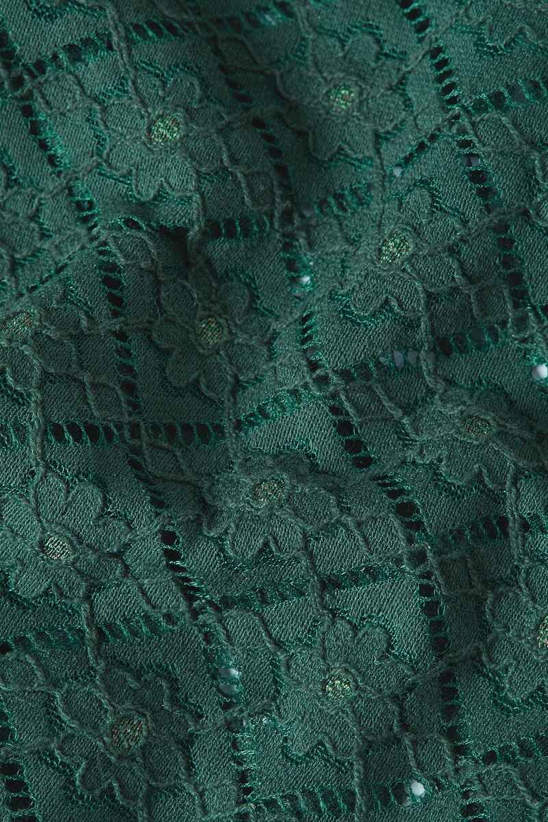 KING LOUIE Phoebe Artiste Lace Top AGreen
