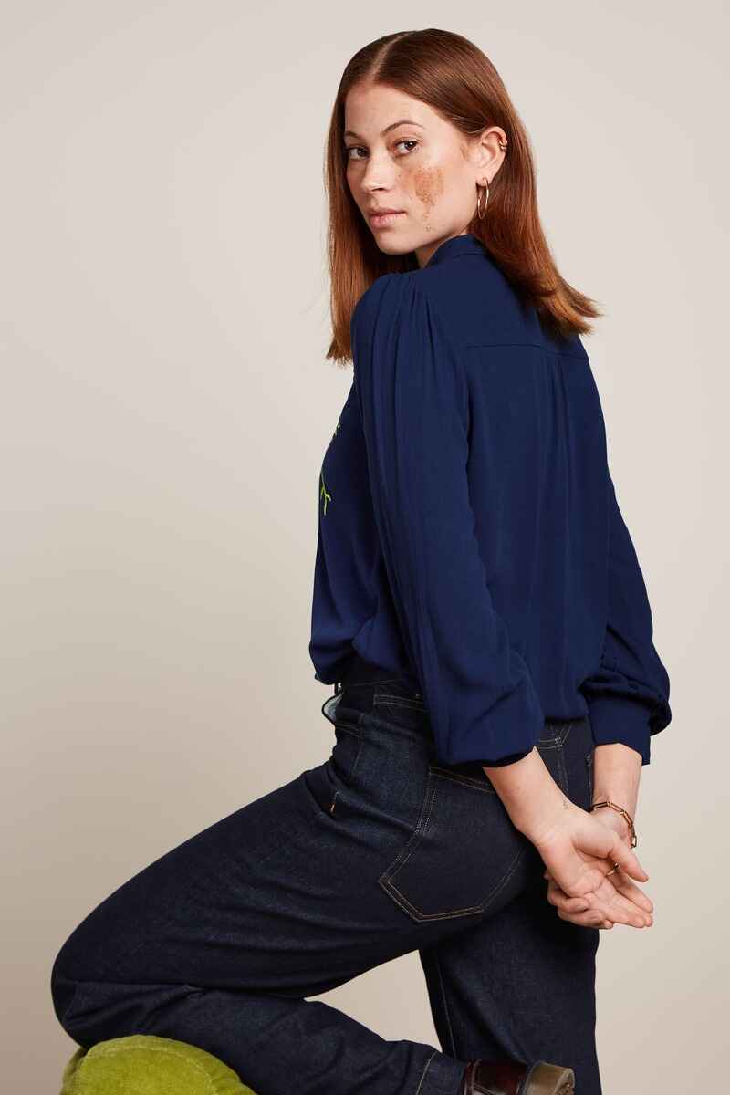 KING LOUIE Maisie Dakota Blouse EBlue