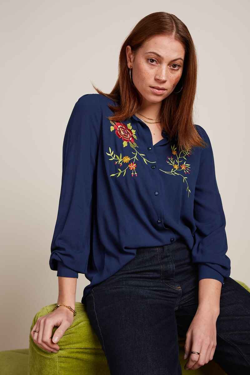 KING LOUIE Maisie Dakota Blouse EBlue