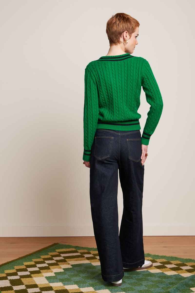 KING LOUIE College V Jumper VGreen
