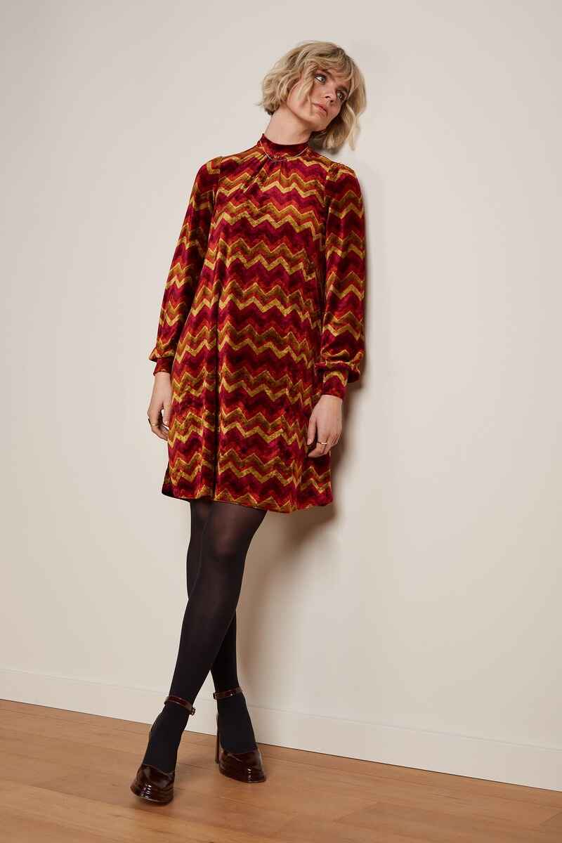 KING LOUIE Sandy Penny Dress CRed