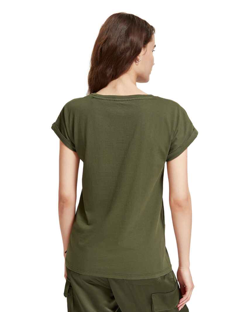 S&SODA Monog Fit Tee Military