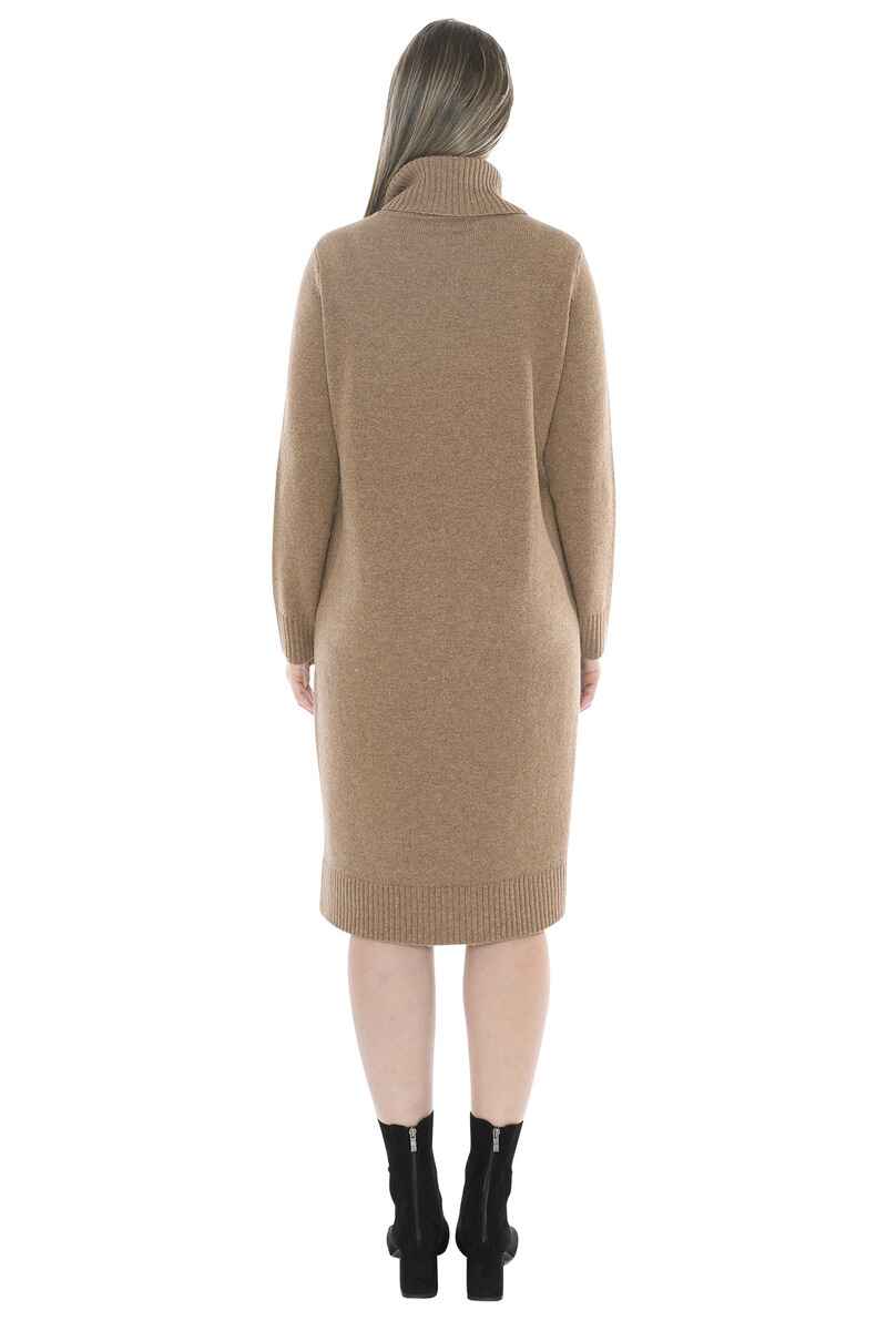 JUMP Cable Detail Dress Walnut
