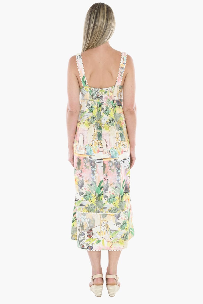 JUMP Tiger Island RicRac Dress Multi