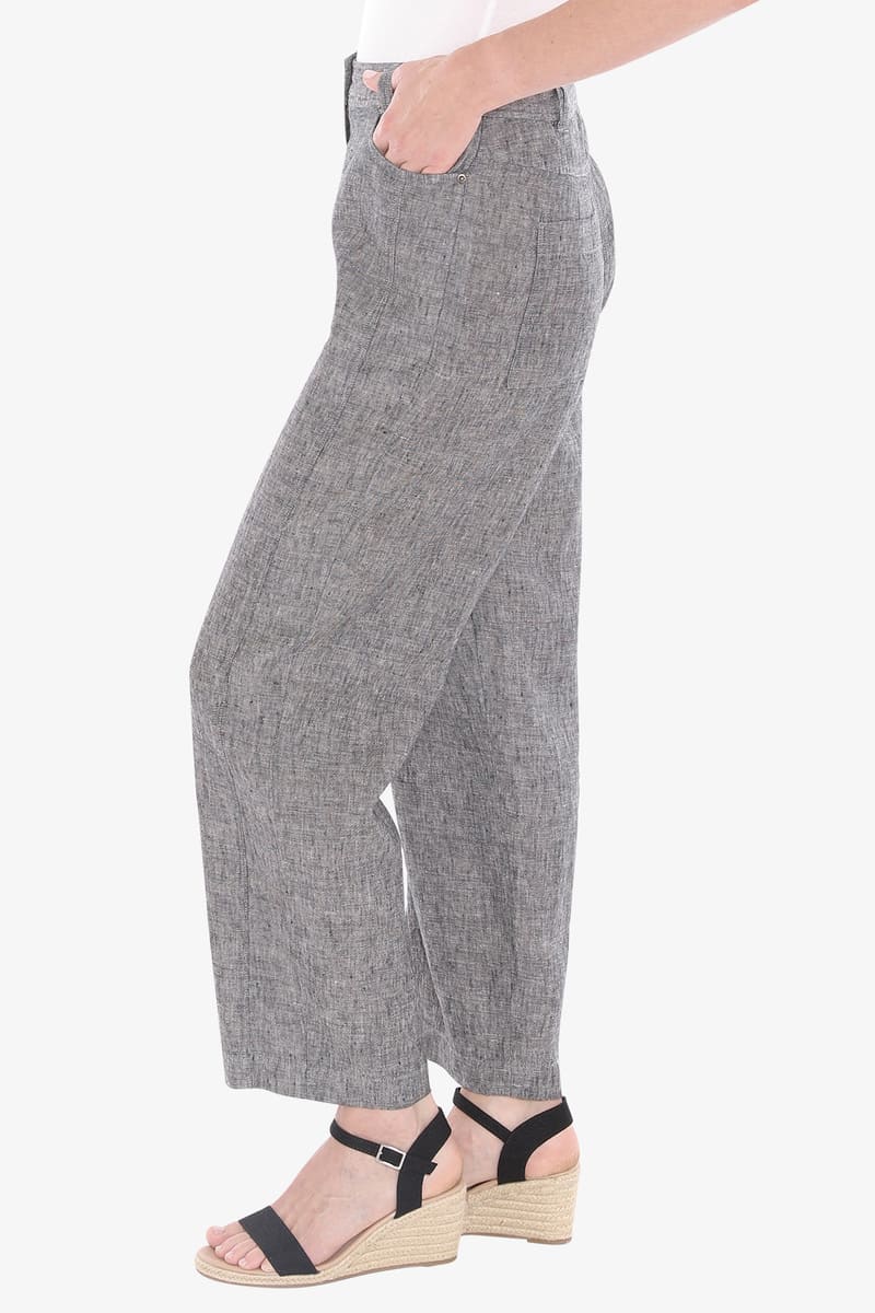 JUMP Linen Jeans Blackstone