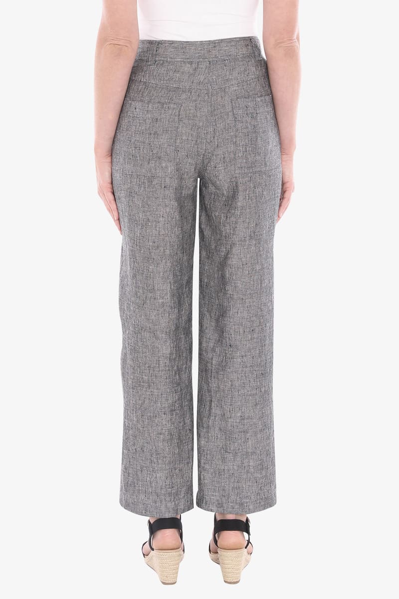 JUMP Linen Jeans Blackstone