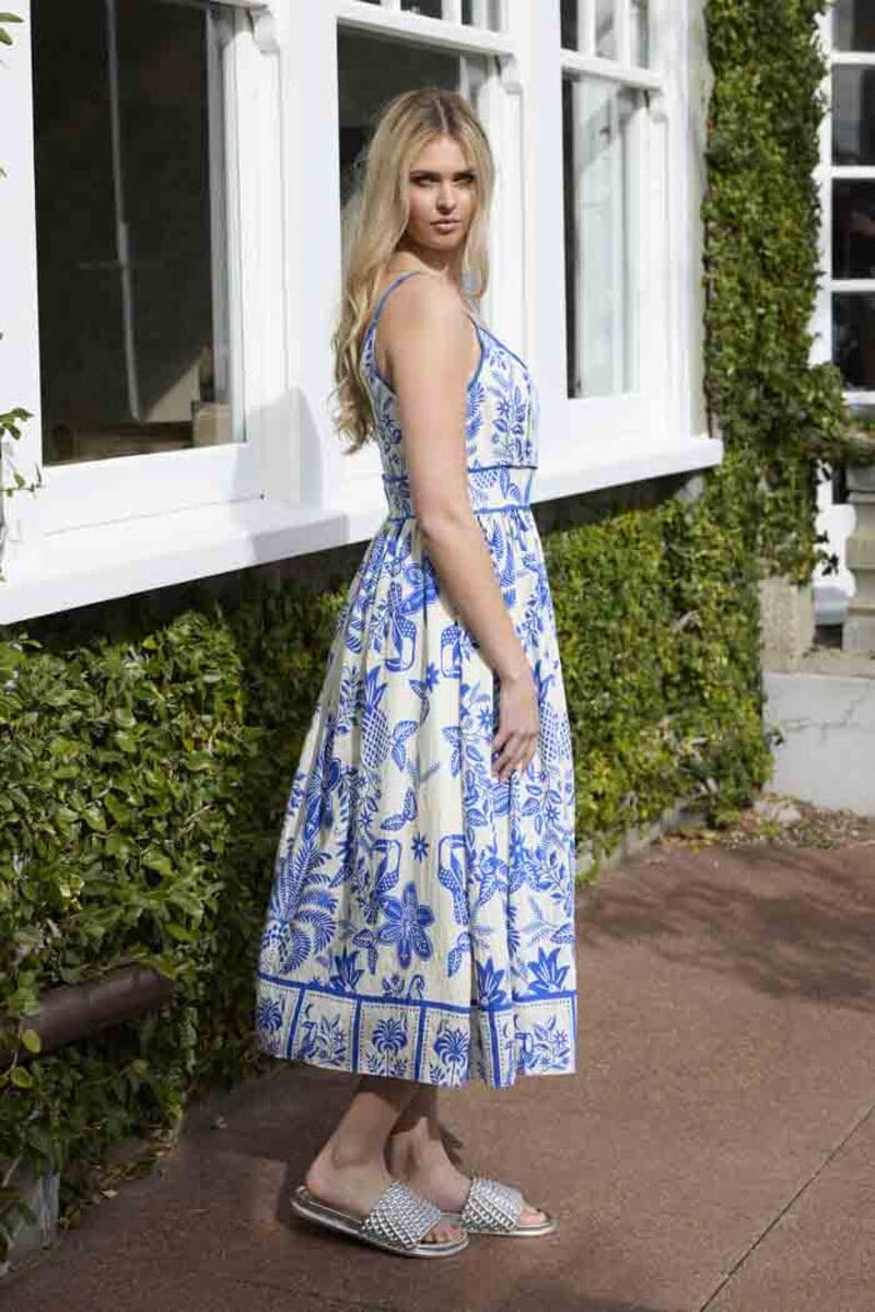 AMAYA Sela Midi Dress BluePr