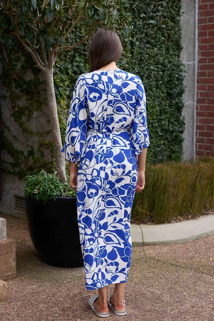 AMAYA Harrie Kaftan Blue OSFA