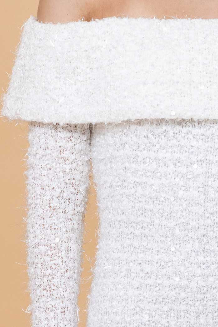 AMAYA Pepe Sequin Dress White