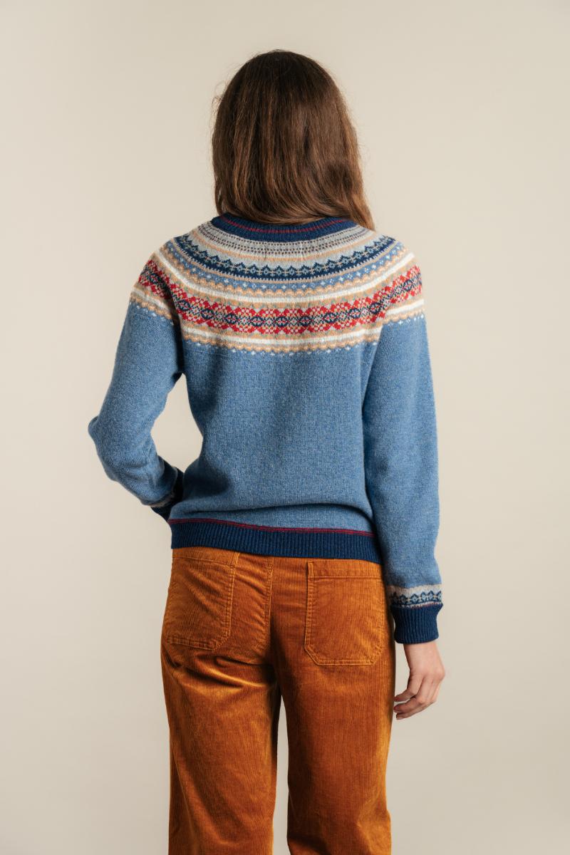ERIBE Alpine Sweater Blue-Morning (short)
