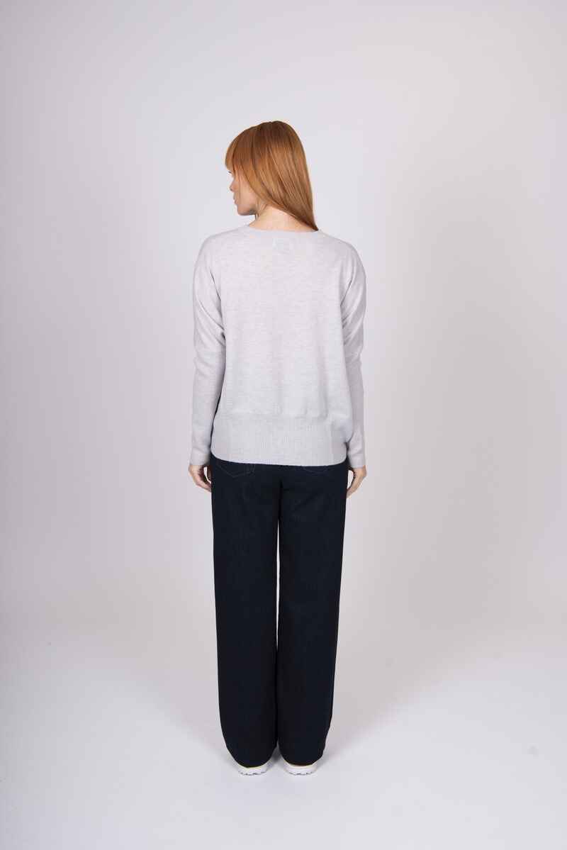 B&L Relax Wedge Pullover Silver