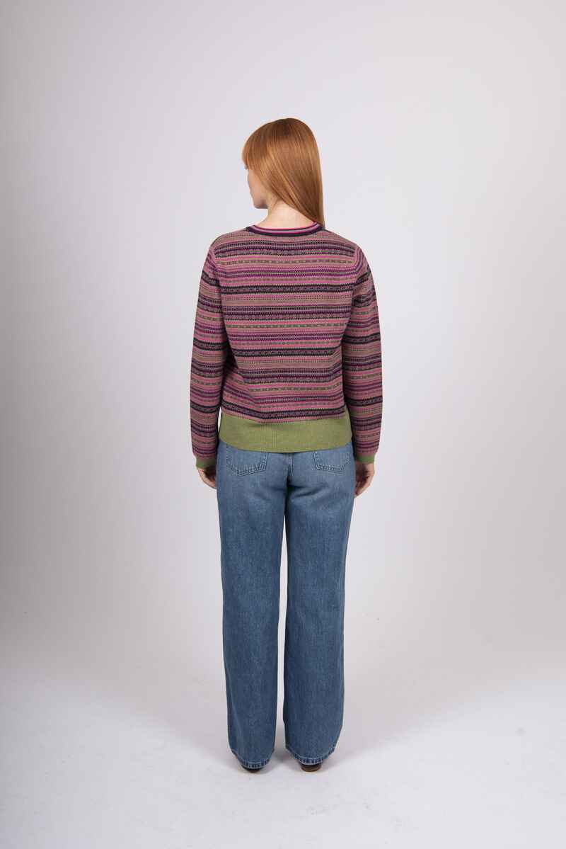 B&L Fairisle Pullover Wasabi Co