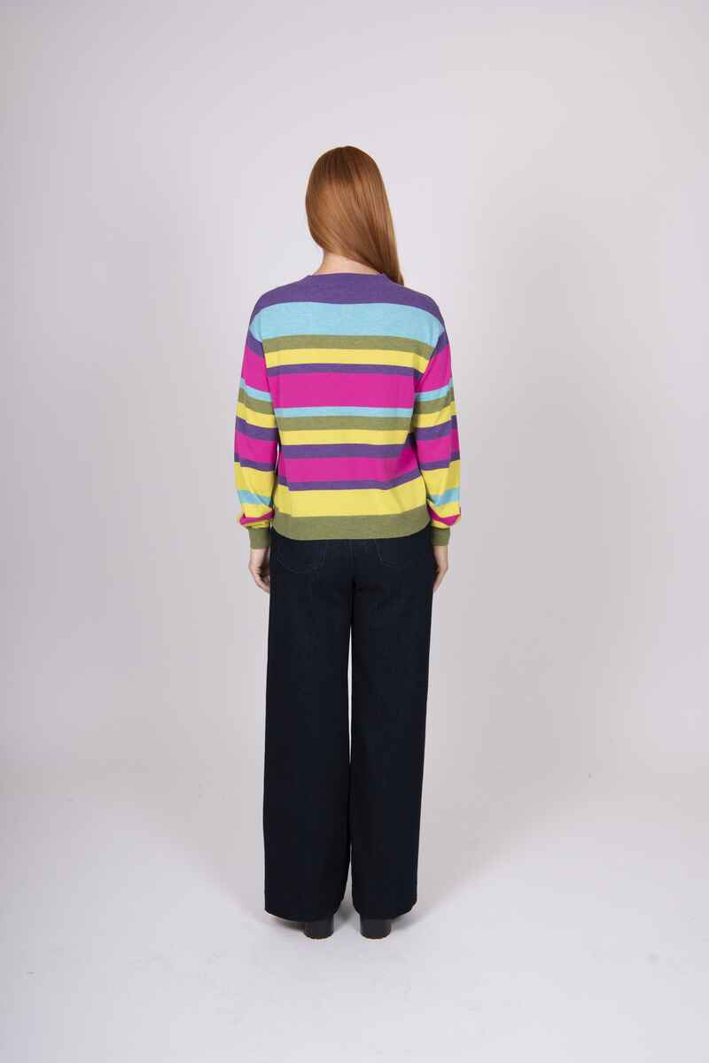 B&L Multi Stripe Pullover Brights