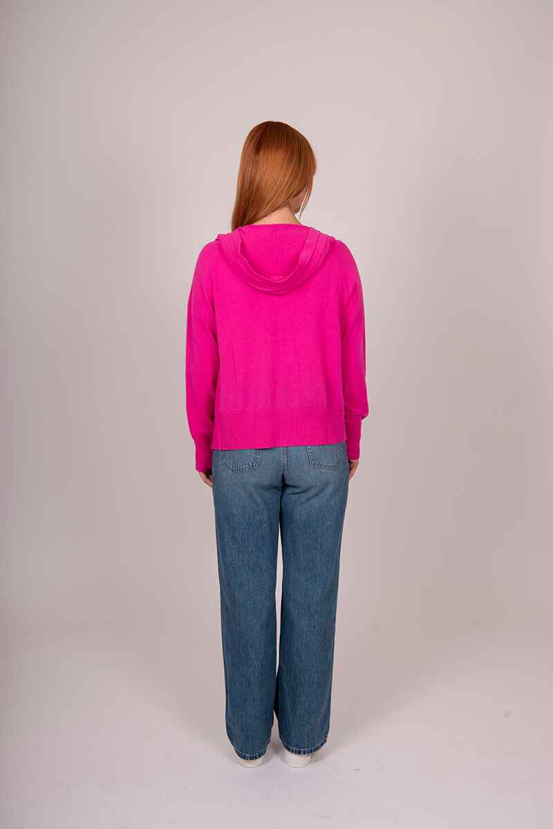 B&L Hayley Zip Hoodie Fuchsia