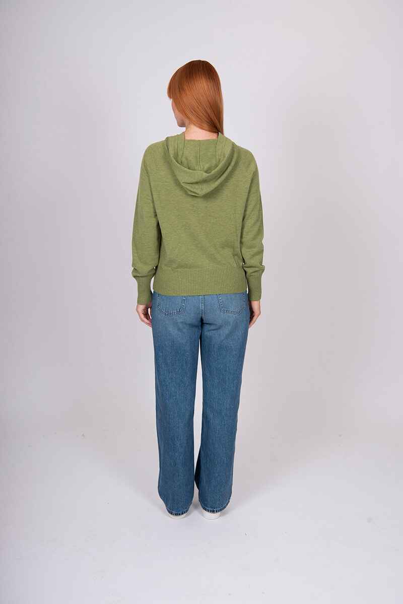 B&L Hayley Zip Hoodie Wasabi