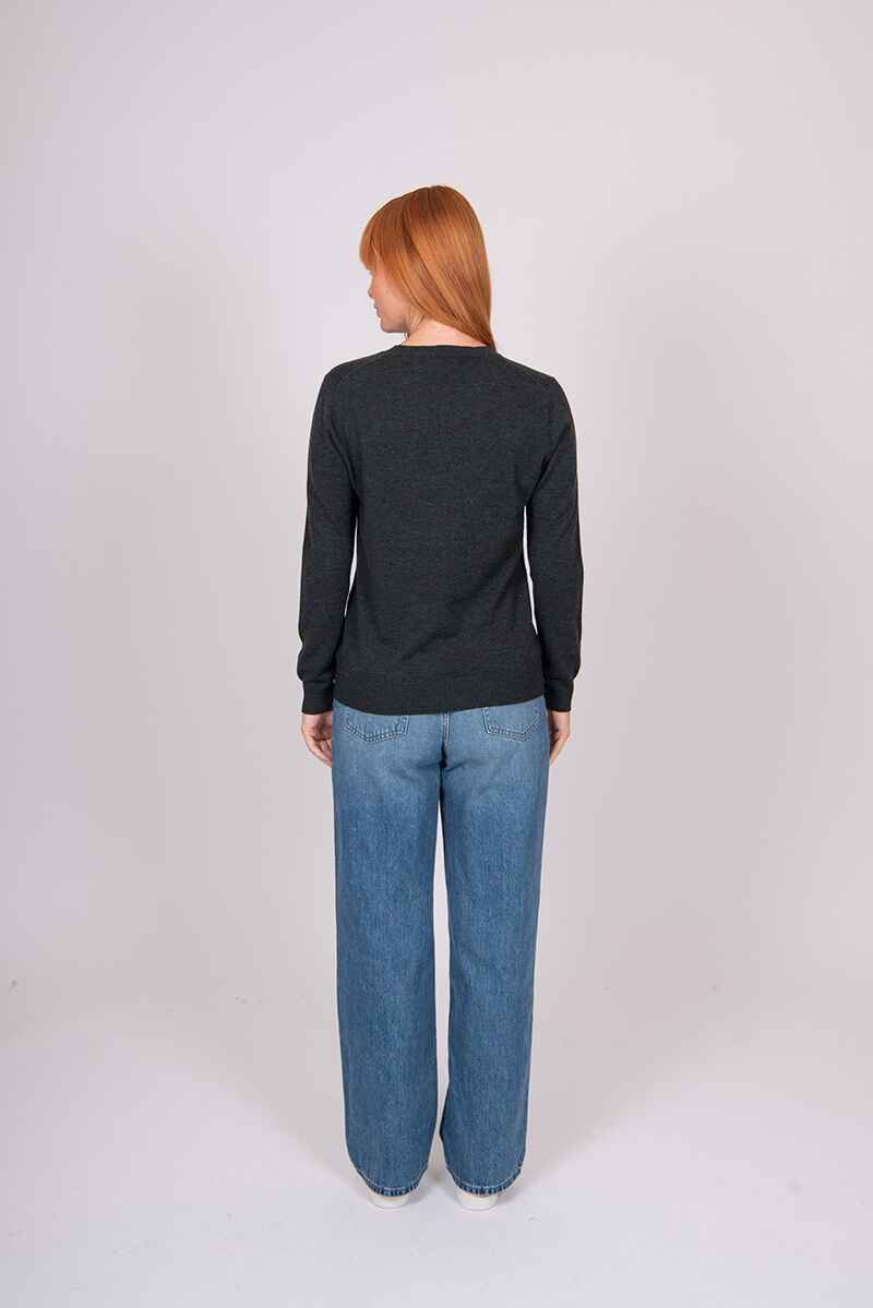 B&L Chloe CNeck Pullover Forest