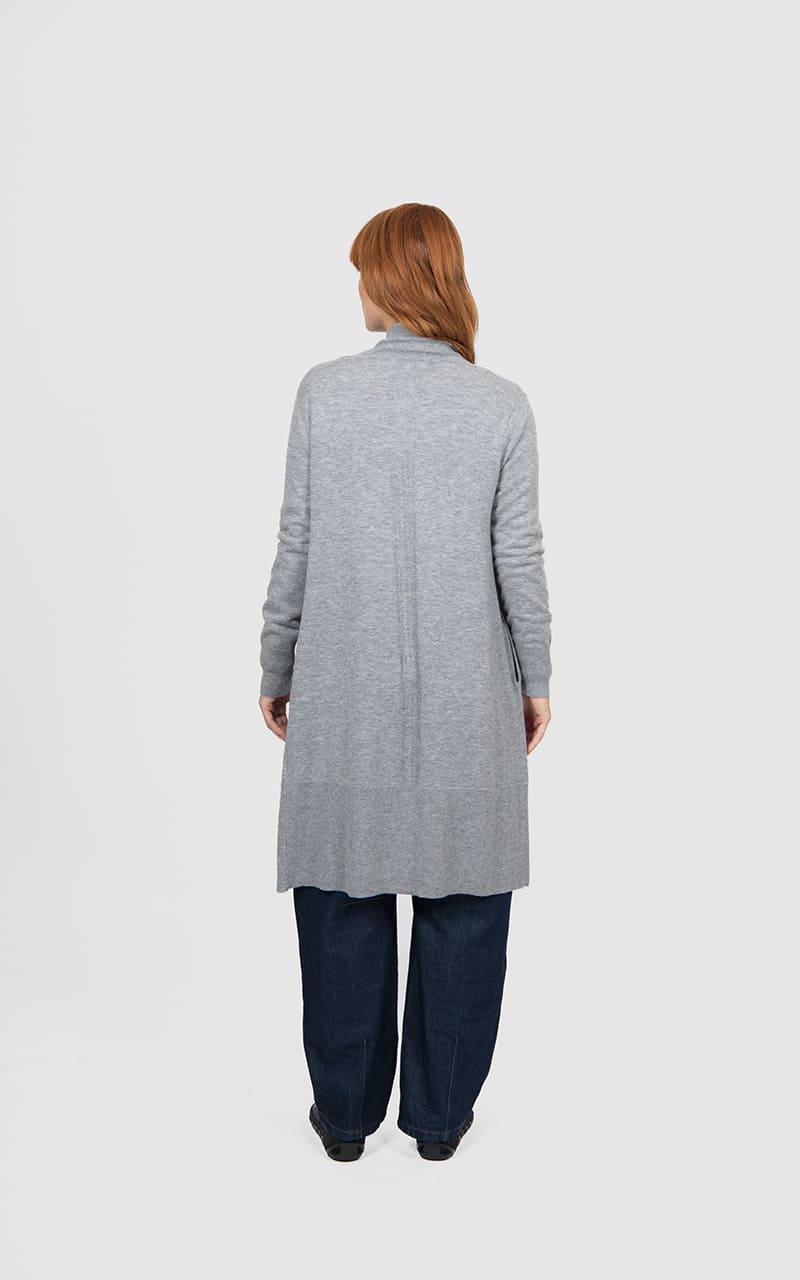 B&L Longline RibTr Cardy MGrey