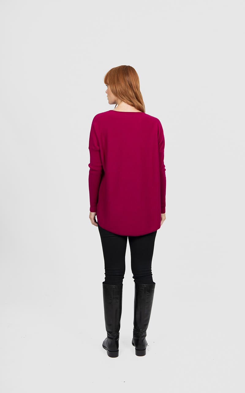B&L Pullover QueenV CHem Ink Cassis
