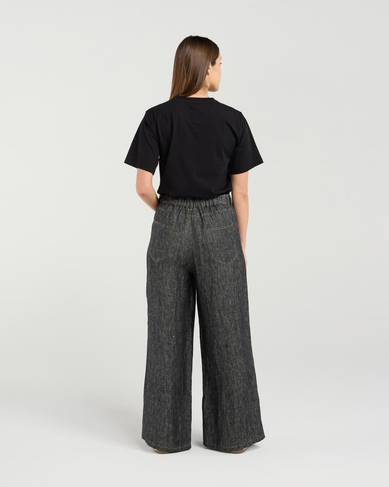 BLACKSTONE Apollo Wide Jeans Black