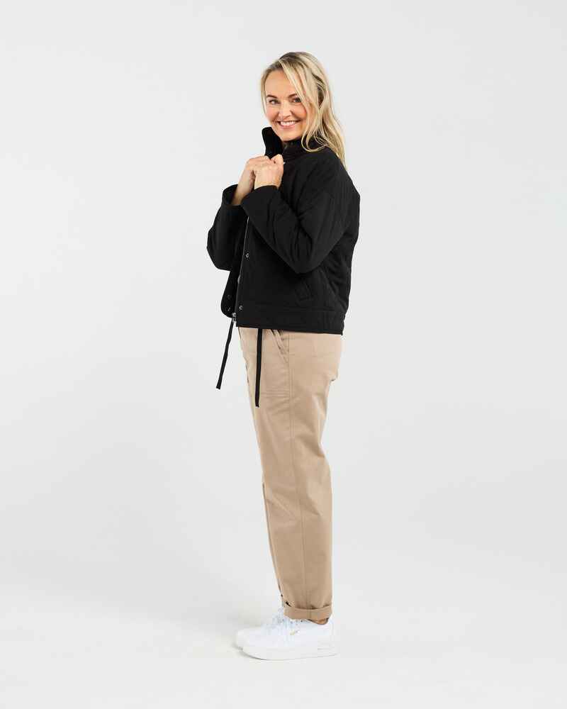 BLACKSTONE Helene Quilted Jacket Black