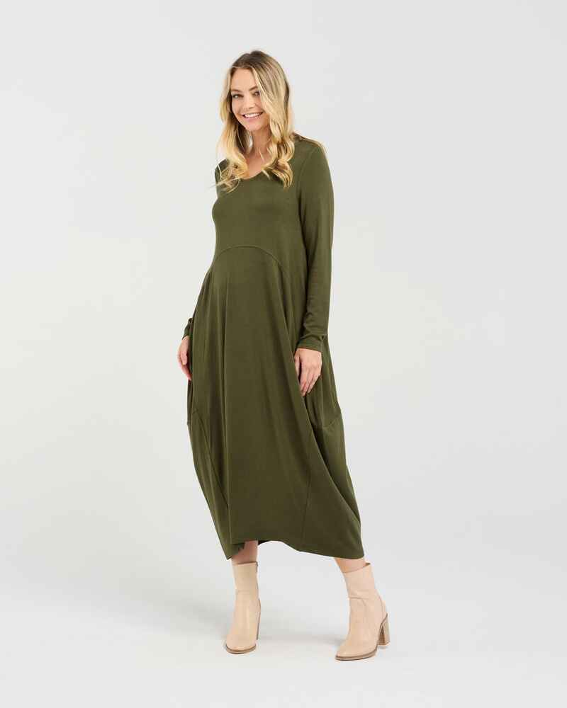 BLACKSTONE Tabitha CashB Dress Olive