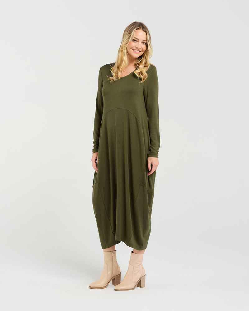 BLACKSTONE Tabitha CashB Dress Olive