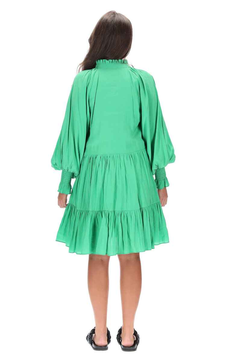 CHARLO Alexia Floaty Dress Green