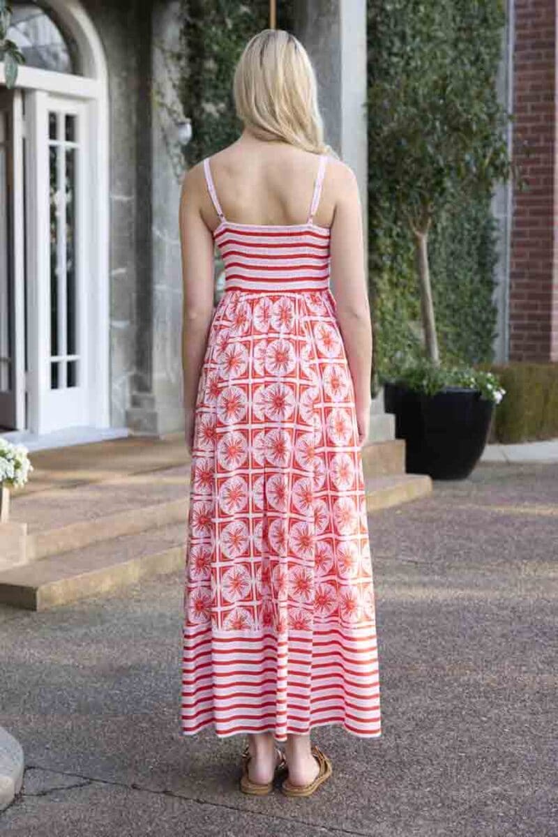 CHARLO Sonia Maxi Dress Red