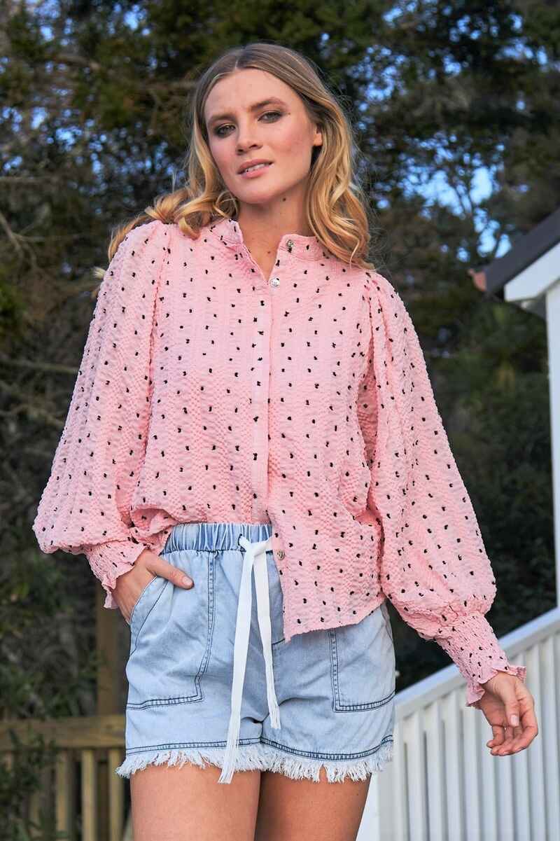CHARLO Frankie Shirt Pink