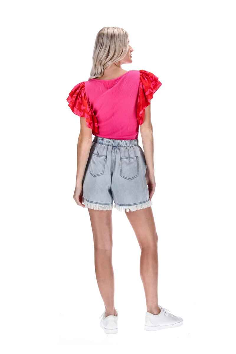 CHARLO Kelsey Shorts Denim