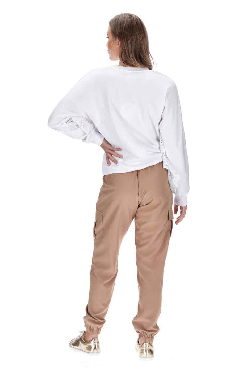 CHARLO Noah Sweater White