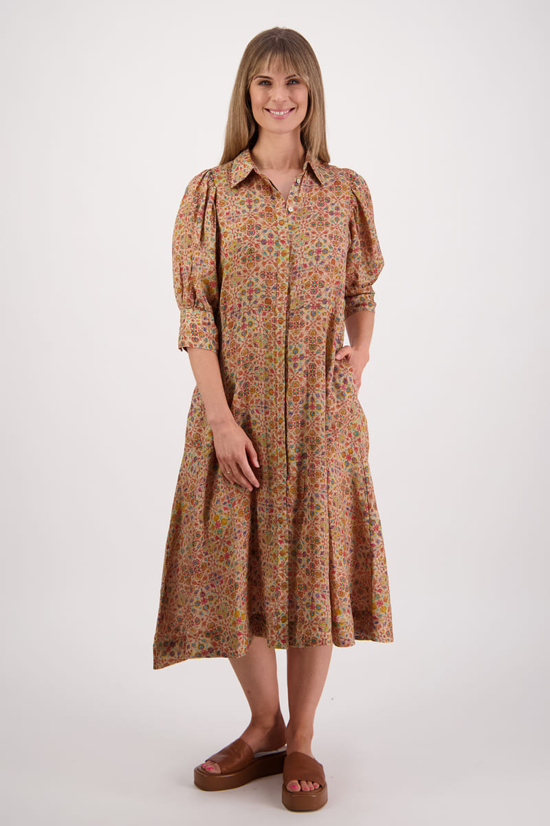 BRIARWOOD Christine Shirt Dress LLeaf