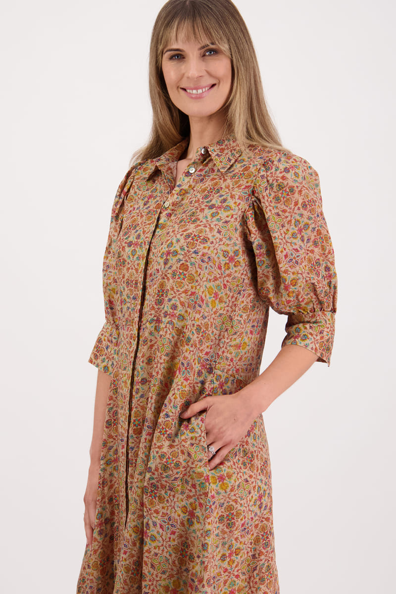 BRIARWOOD Christine Shirt Dress LLeaf