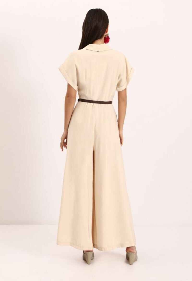 DIXIE Sicily Afternoons Jumpsuit Cream