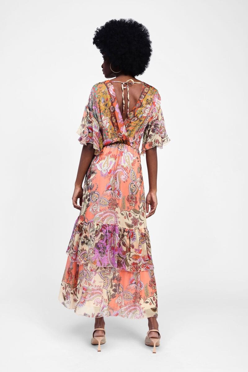 DIXIE Gelato Paisley V Dress