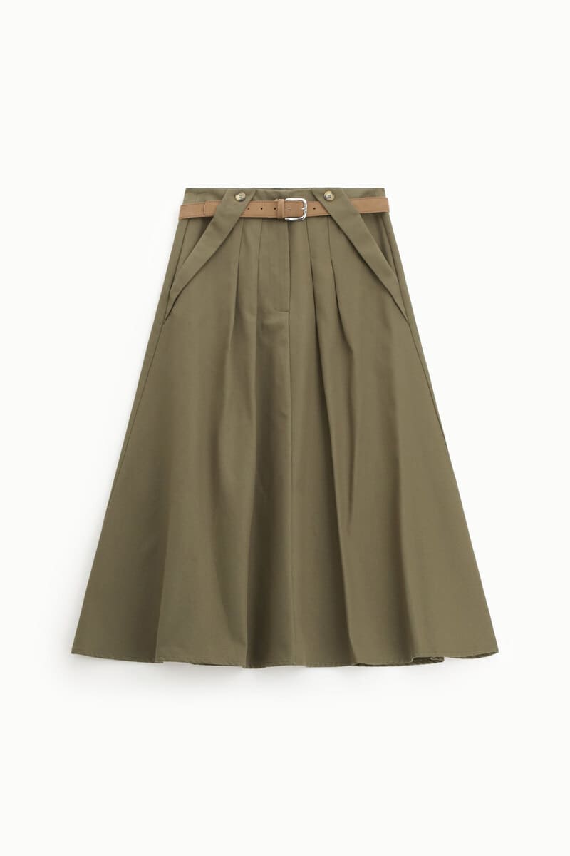 DIXIE Esercito Skirt Khaki