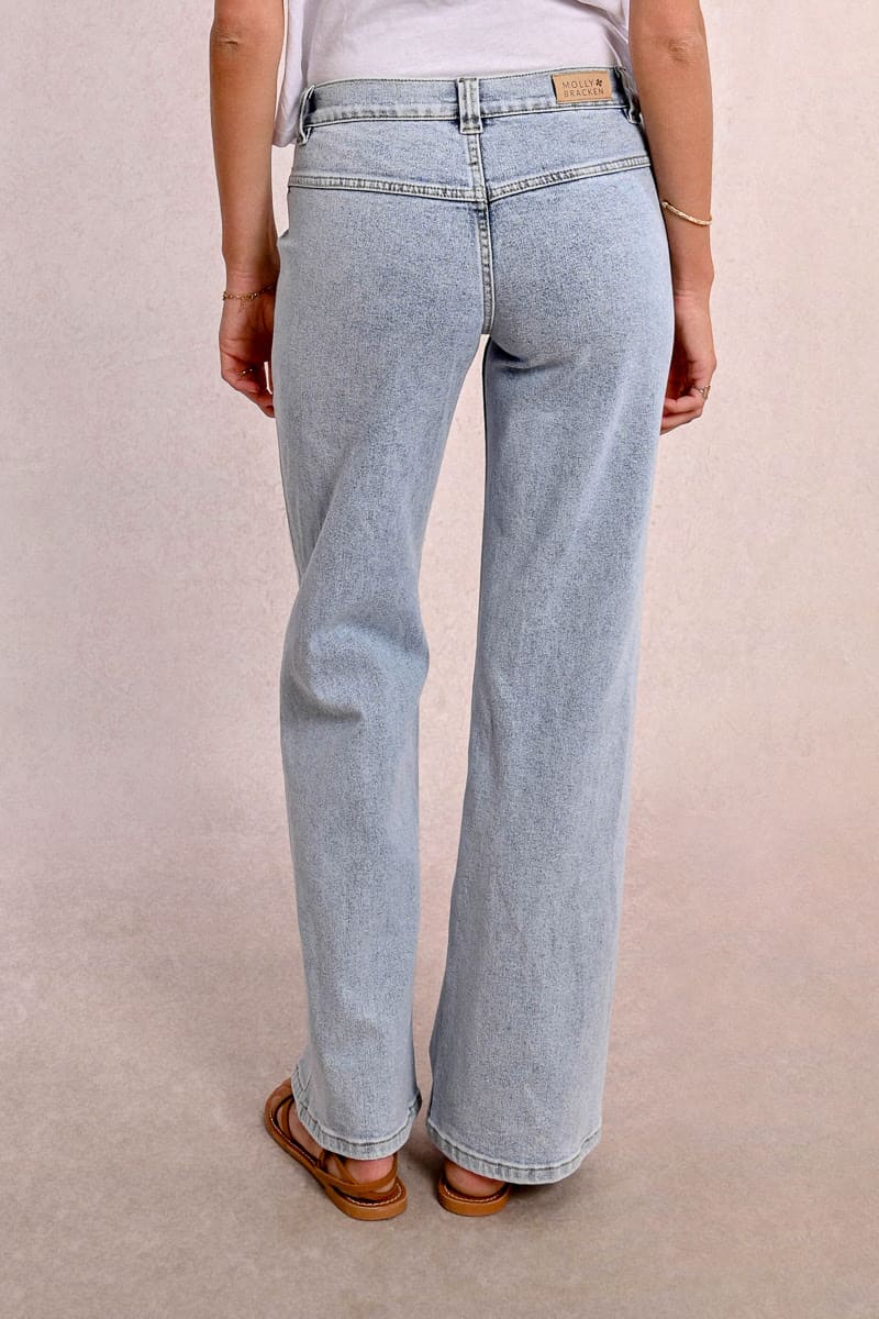 MOLLY BRACKEN Woven Jeans LDenim