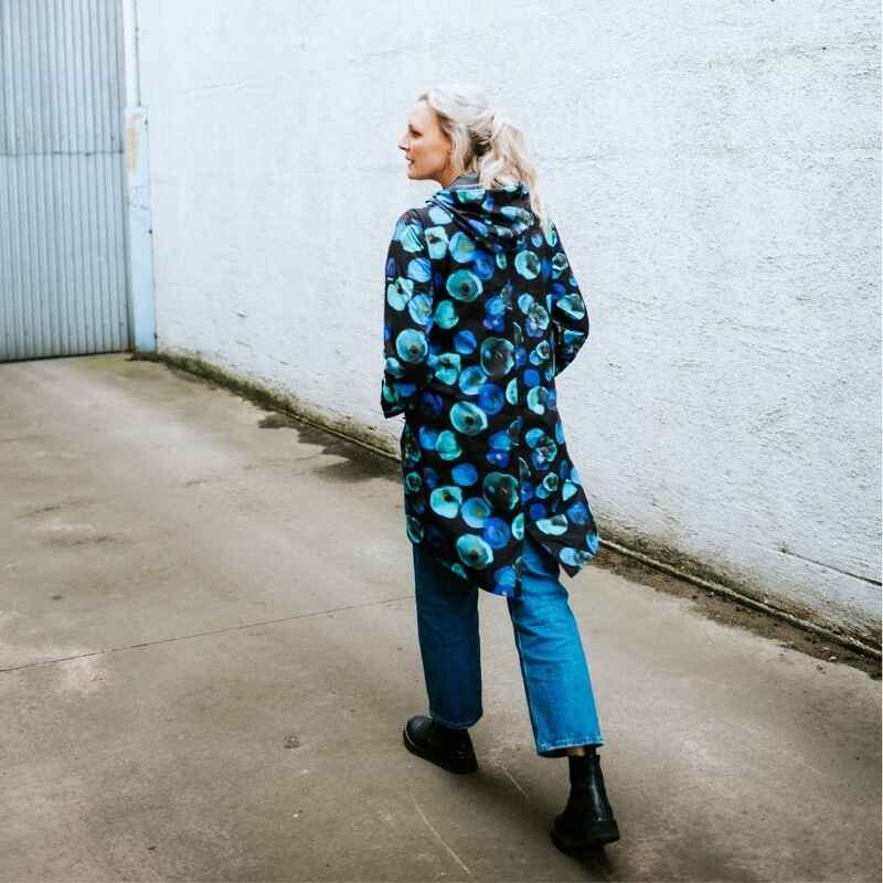 MOKE Georgie Rain Coat NightBl