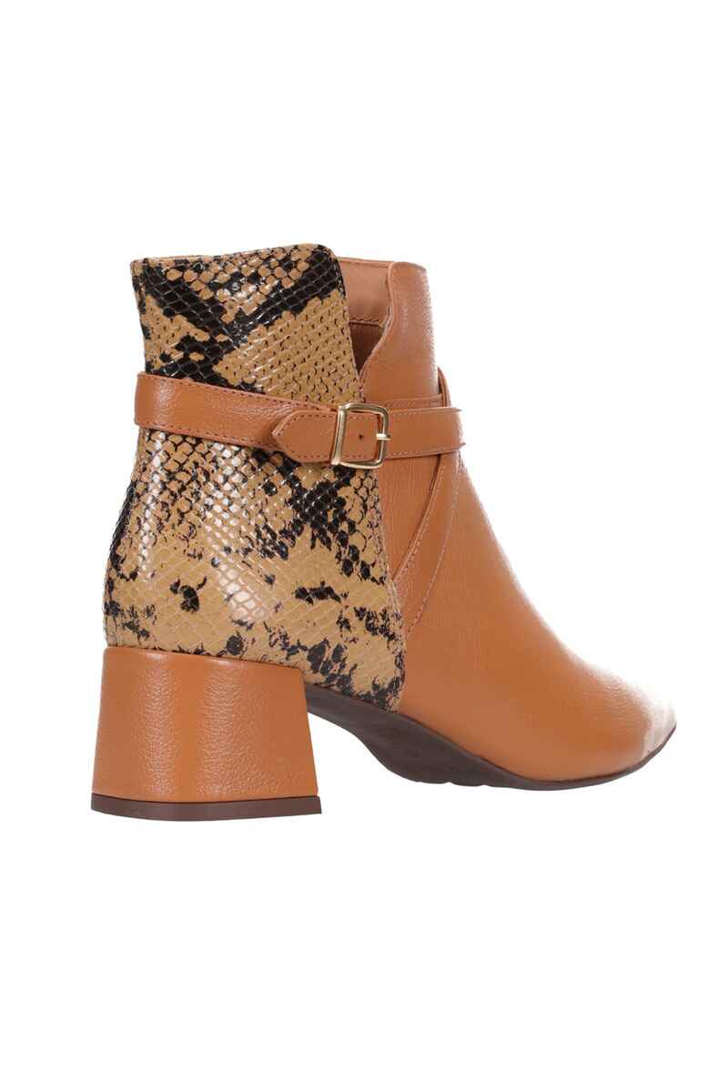 HEY MON Dana Snake Boot Tan