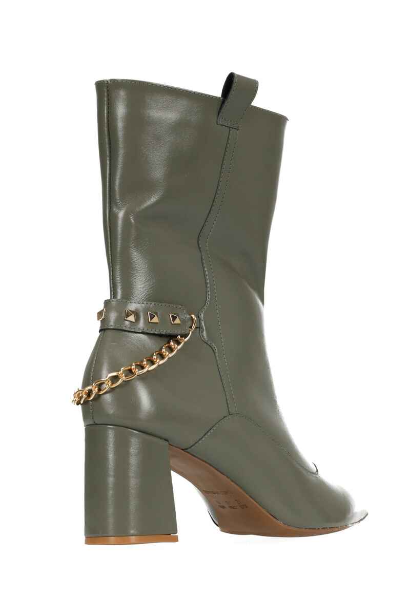 HEY MON Charlotte Mid Boot Khaki