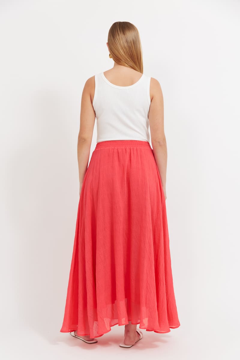 HAVEN Baja Maxi Skirt Punch
