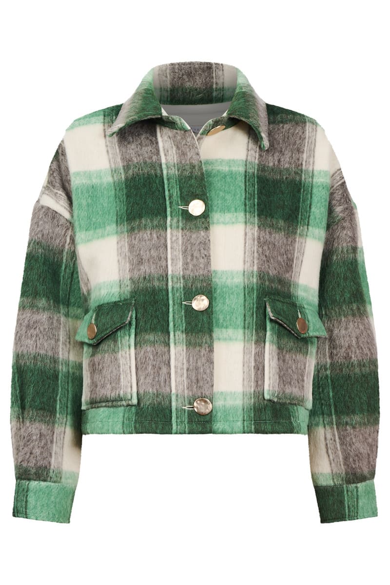 HAVEN Fargo Crop Jacket Green