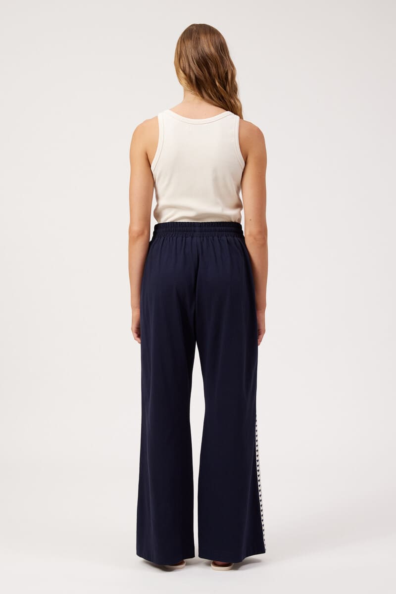 HAVEN Elba Heart Pants Navy