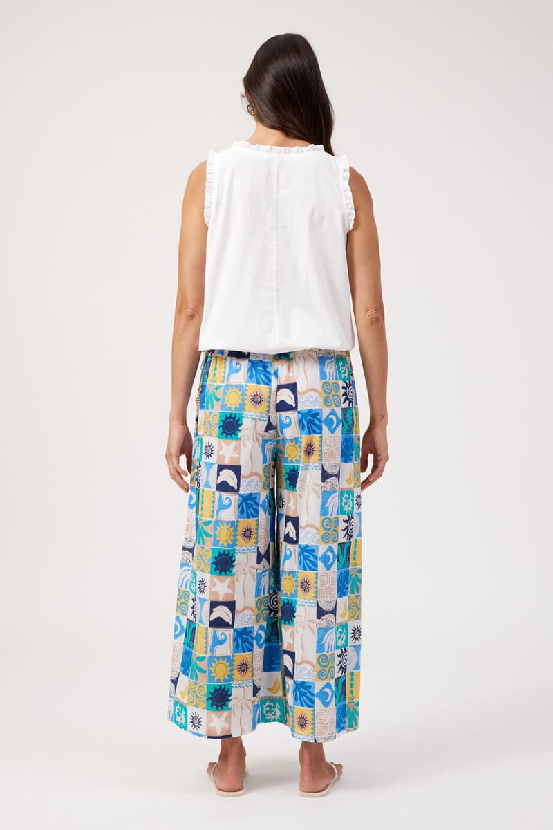 HAVEN Crete Tank Top White