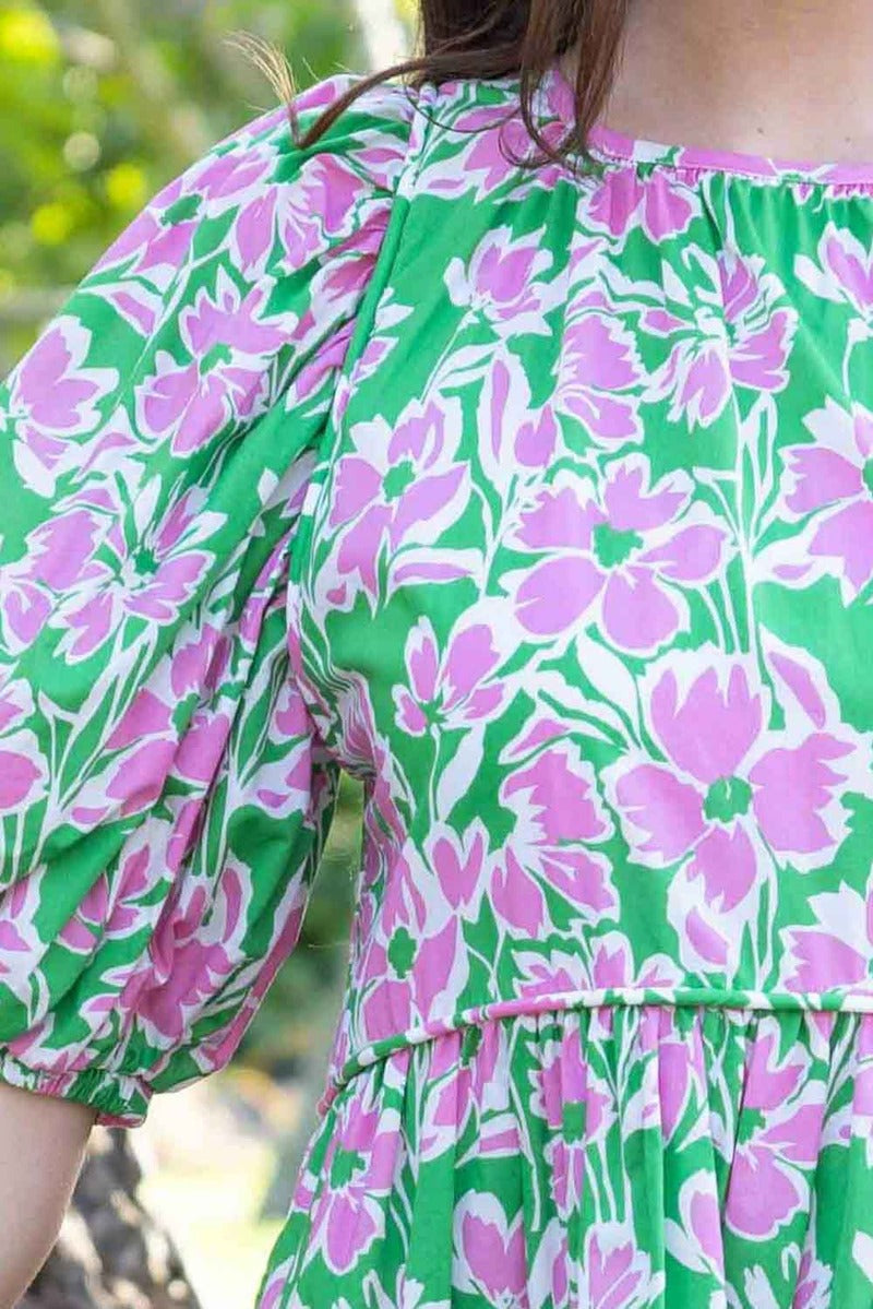 CHARLO Jordyn Dress PinkGreen