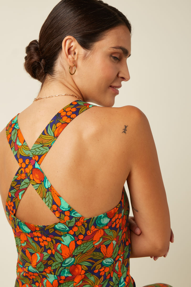 KING LOUIE Orsola Puerto Dress StBlue
