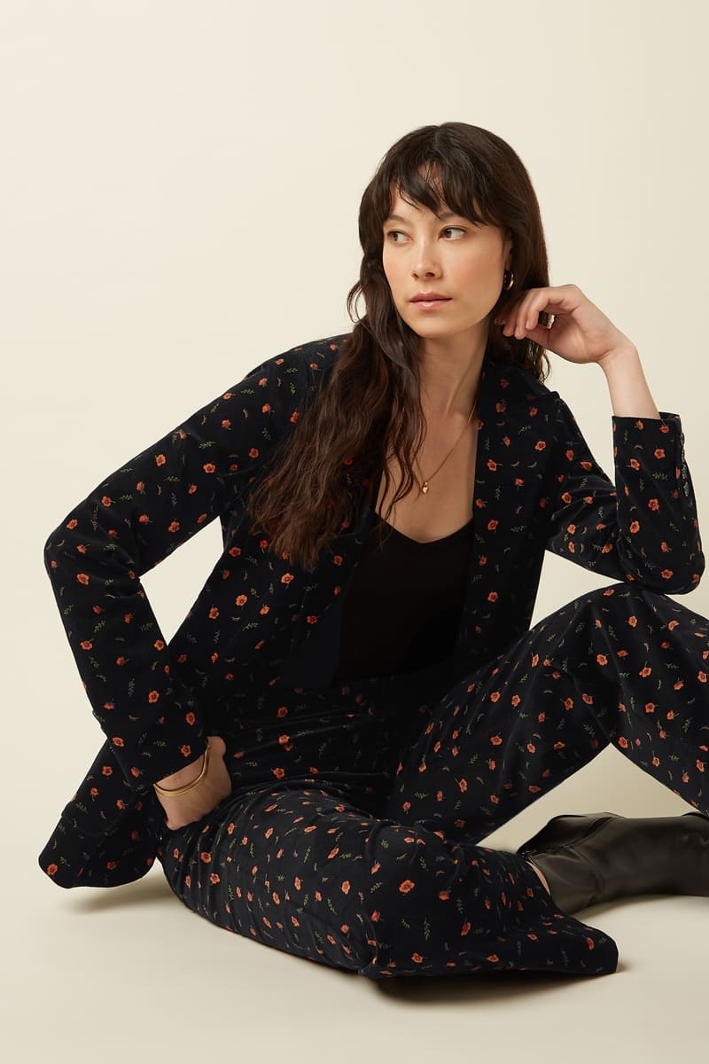 KING LOUIE Bibi Velvet Blazer NivalBl