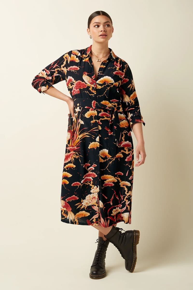 KING LOUIE Olive Neve Dress Black